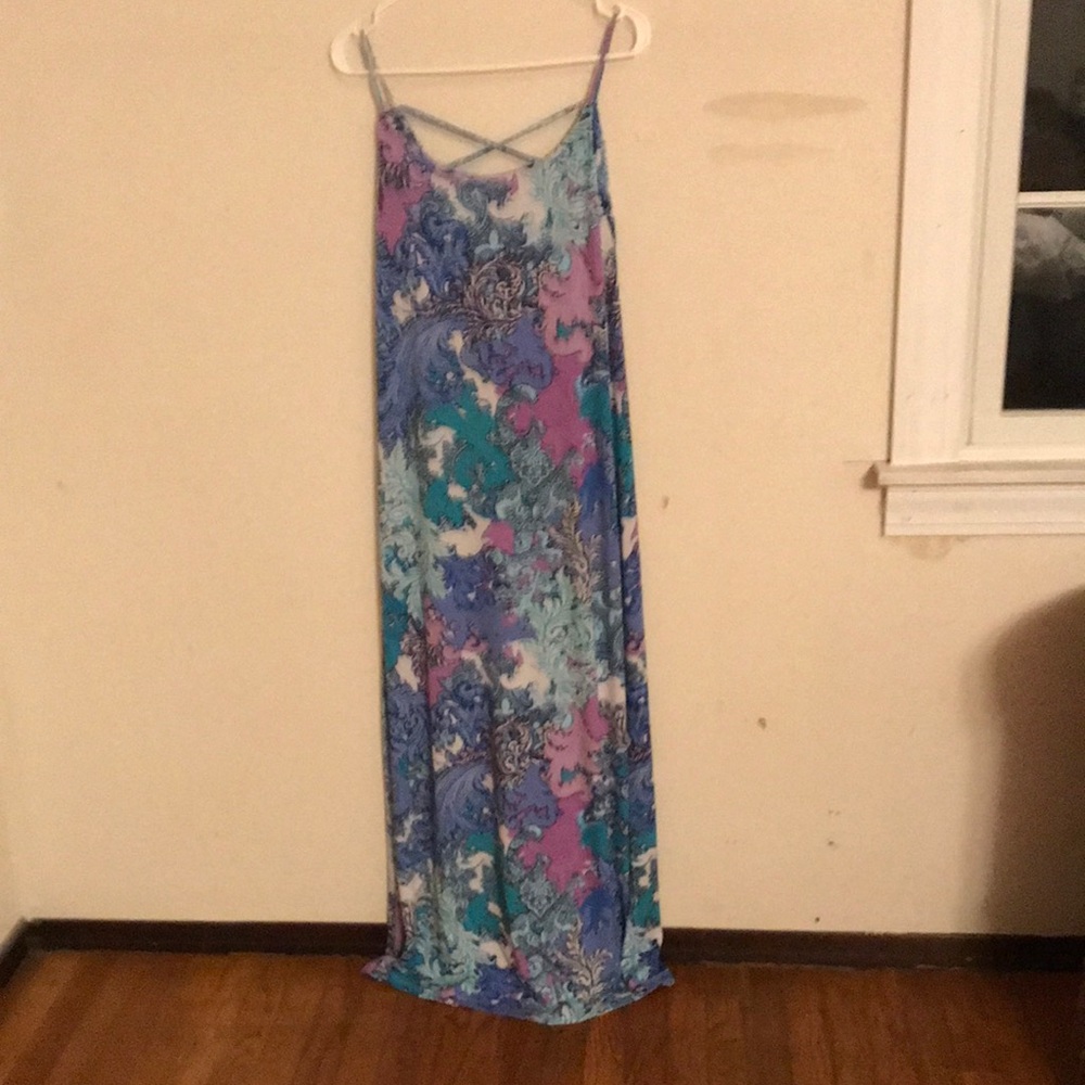 Lady’s long dress